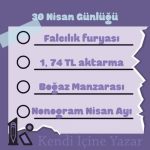 30 Nisan Günlüğü